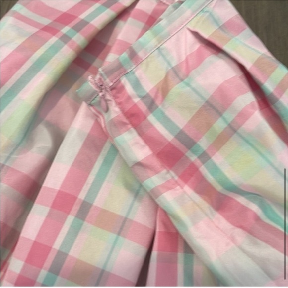 Hartstrings Vintage Taffeta Skirt Pink Plaid Full Length - Picture 6 of 8